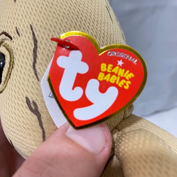 Ty Groot Plush Beanie Baby 7” Marvel Guardians of the Galaxy Stuffed Toy - Picture 9 of 11